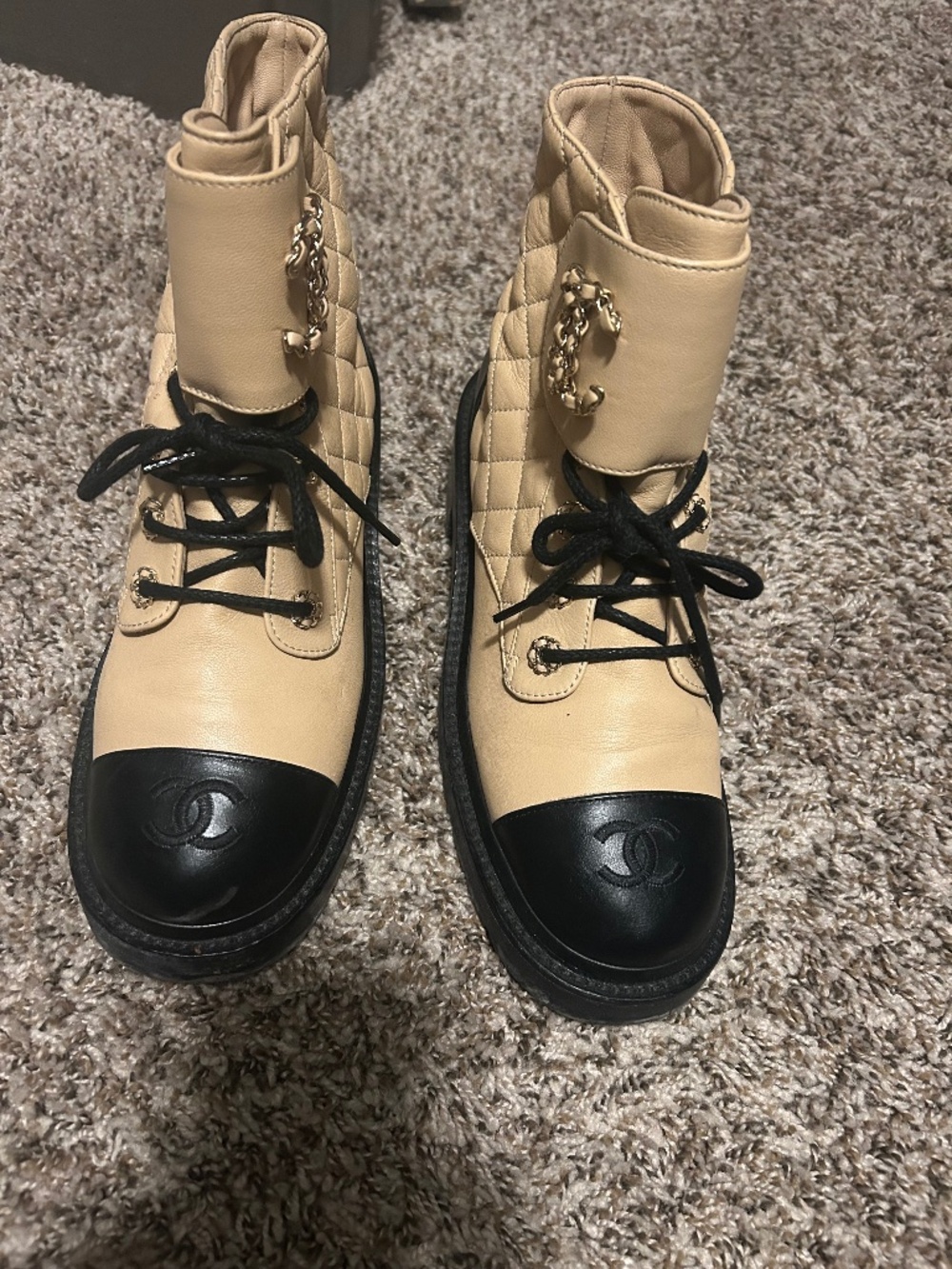Interlock CC logo Chanel Boots